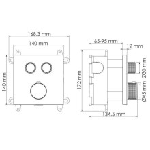 Термостат для ванны WasserKRAFT Dinkel 5848 Thermo