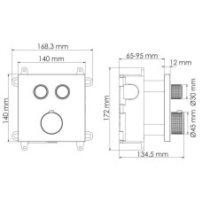 Термостат для ванны WasserKRAFT Dinkel 5848 Thermo