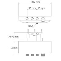 Термостат для ванны WasserKRAFT Elbe 7499 Thermo