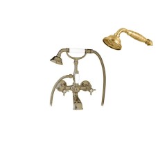 Смеситель для ванны с ручным душем, шлангом 150 см CEZARES LORD-VD-02-M