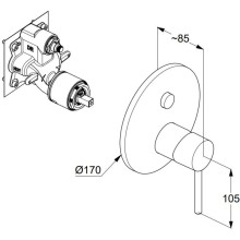 Смеситель для ванны Kludi Bozz 386595376