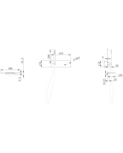 Смеситель для ванны CoolStart Abber Rund AF8731B