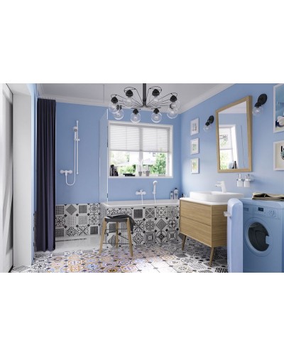 Смеситель для ванны Kludi Pure Easy 376819165 Белый Хром