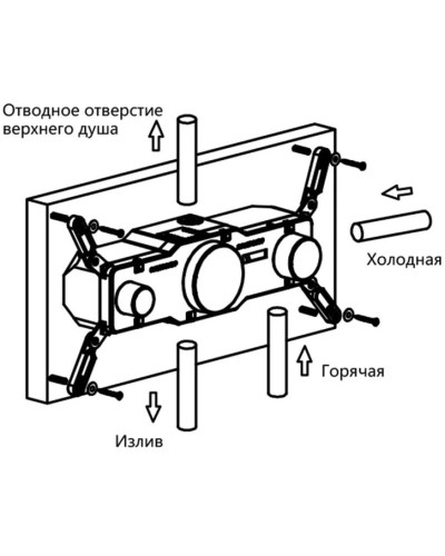 Термостат для ванны Vincea VSCV-432TGM