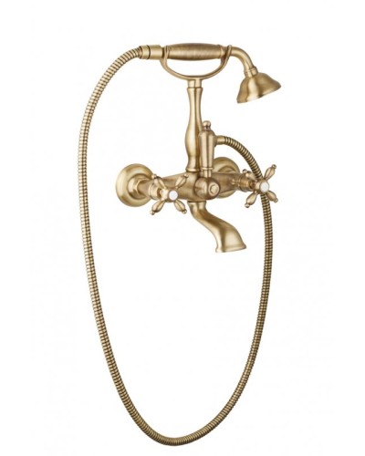 Смеситель для ванны с ручным душем, шлангом 150 см CEZARES NOSTALGIA-VD-02-M