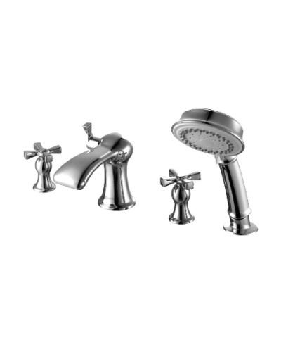 Смеситель для ванны на 4 отверстия на борт ванны Lemark Benefit LM2541C