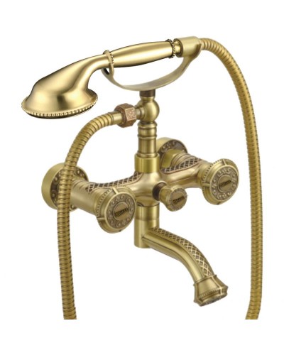 Смеситель для ванны Lemark Jasmine LM6614B Бронза