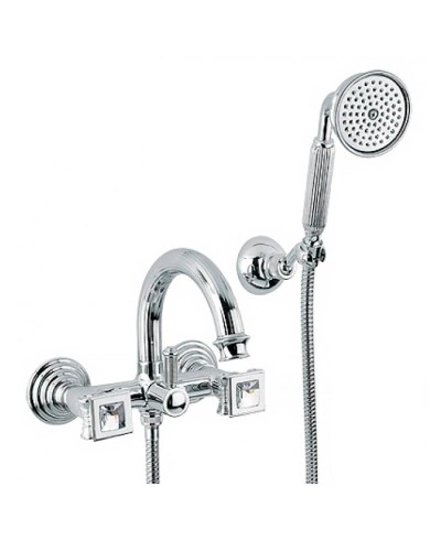 Смеситель для ванны хром, ручки swarovski Cezares Olimp OLIMP-VD-01-Sw