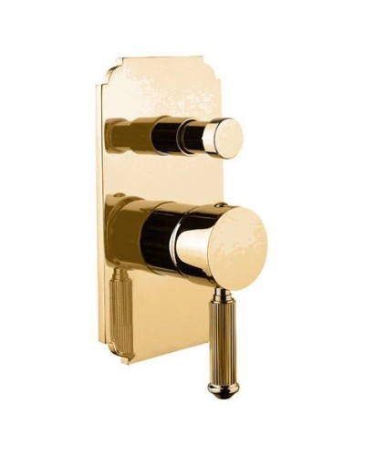 Смеситель для ванны золото 24 карата Cezares Olimp OLIMP-VDIM-03/24-L