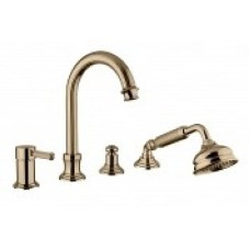 Смеситель на борт ванны бронза Cezares Olimp OLIMP-BVDM-02-L