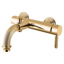 Смеситель для ванны золото 24 карата Cezares Olimp OLIMP-VM-03/24-L