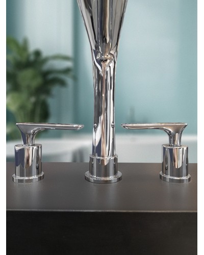 Смеситель для ванны на 5 отверстий AltroBagno Aperto 020102 Cr