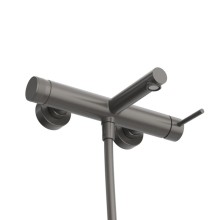 Смеситель для ванны и душа в комплекте с ручным душем, шлангом и держателем CEZARES RELAX-VD-GM