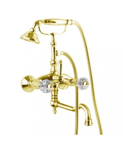 Смеситель для ванны с повортным изливом и ручным душем CEZARES ATLANTIS-VDF2-03/24-Sw/M