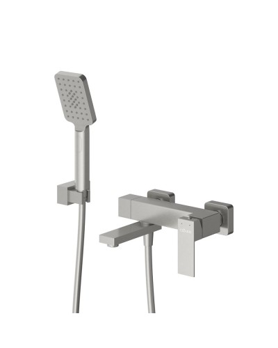 Смеситель для ванны и душа в комплекте с ручным душем, шлангом и держателем CEZARES SLIDER-VD-IN