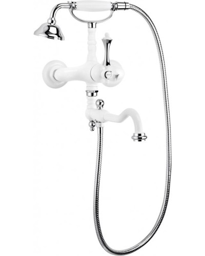 Смеситель для ванны с ручным душем и поворотным изливом CEZARES MARGOT-VDFM2-BIO