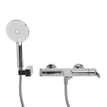 Смеситель для ванны и душа в комплекте с ручным душем, шлангом и держателем CEZARES LUX-VD-01