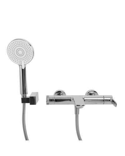 Смеситель для ванны и душа в комплекте с ручным душем, шлангом и держателем CEZARES LUX-VD-01