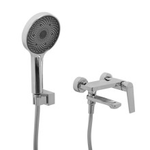 Смеситель для ванны и душа в комплекте с ручным душем, шлангом и держателем CEZARES COMFORT-VD-01