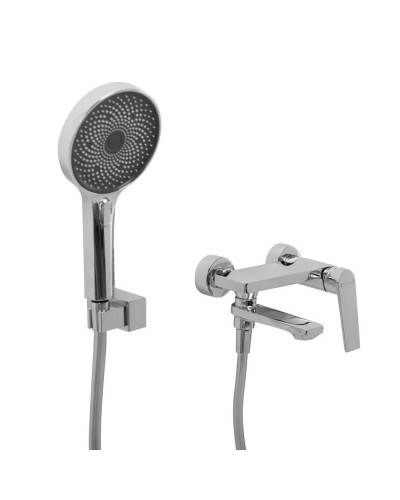 Смеситель для ванны и душа в комплекте с ручным душем, шлангом и держателем CEZARES COMFORT-VD-01