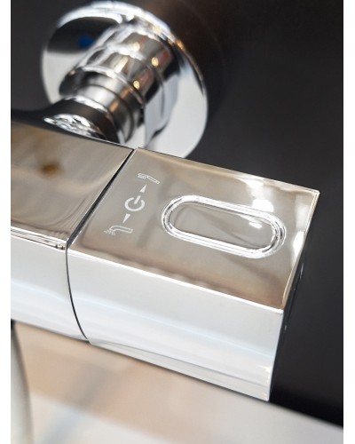 Смеситель для ванны с термостатом AltroBagno Aperto 020402 Cr