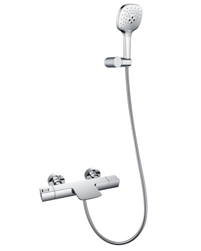 Смеситель для ванны с термостатом AltroBagno Aperto 020402 Cr