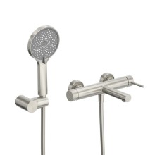 Смеситель для ванны и душа в комплекте с ручным душем, шлангом и держателем CEZARES RELAX-VD-IN