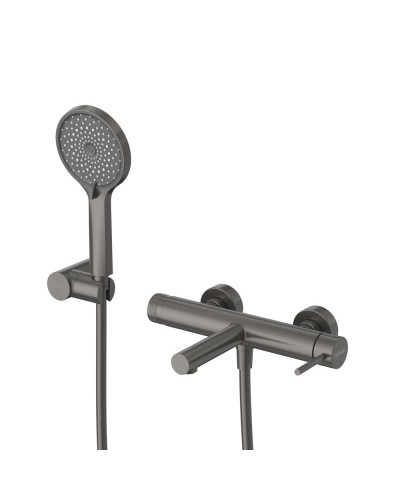 Смеситель для ванны и душа в комплекте с ручным душем, шлангом и держателем CEZARES RELAX-VD-GM