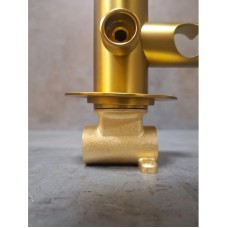 Гигиенический душ AltroBagno Modern 060117OrSp со смесителем, золотой матовый