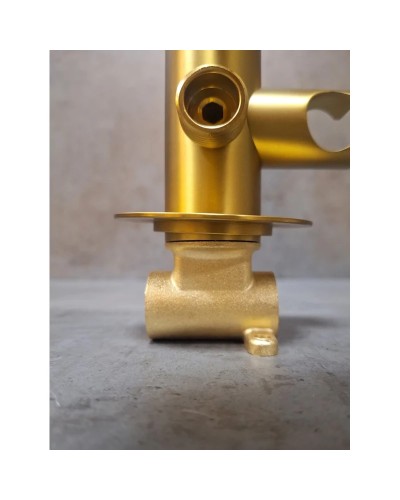 Гигиенический душ AltroBagno Modern 060117OrSp со смесителем, золотой матовый