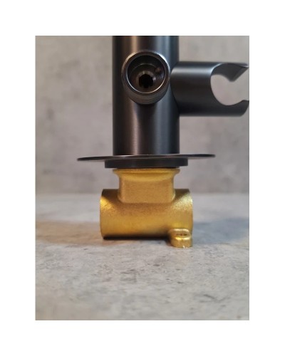 Гигиенический душ AltroBagno Modern 060118GrMt со смесителем, оружейная сталь