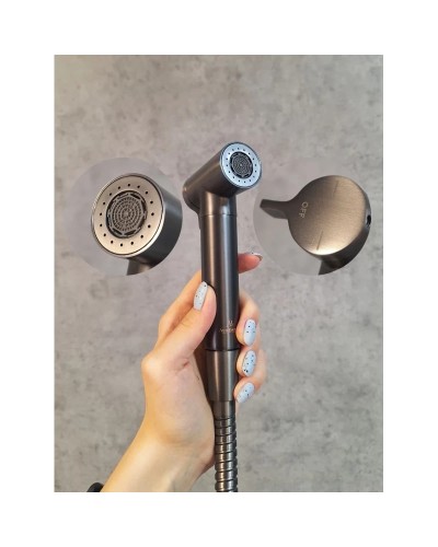 Гигиенический душ AltroBagno Modern 060118GrMt со смесителем, оружейная сталь