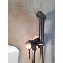 Гигиенический душ AltroBagno Modern 060118GrMt со смесителем, оружейная сталь