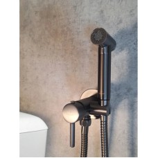 Гигиенический душ AltroBagno Modern 060118GrMt со смесителем, оружейная сталь