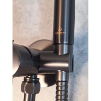 Гигиенический душ AltroBagno Modern 060118GrMt со смесителем, оружейная сталь