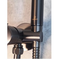 Гигиенический душ AltroBagno Modern 060118GrMt со смесителем, оружейная сталь