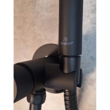 Гигиенический душ AltroBagno Modern 060119NeOp со смесителем, черный матовый