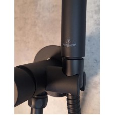 Гигиенический душ AltroBagno Modern 060119NeOp со смесителем, черный матовый