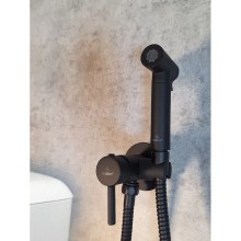 Гигиенический душ AltroBagno Modern 060119NeOp со смесителем, черный матовый