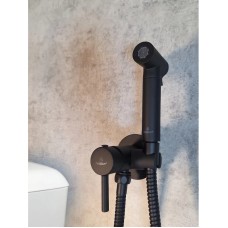 Гигиенический душ AltroBagno Modern 060119NeOp со смесителем, черный матовый