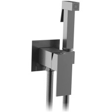 Гигиенический душ AltroBagno Beni aggiuntivi AltroBagnoBM060121GrMt со смесителем, оружейная сталь