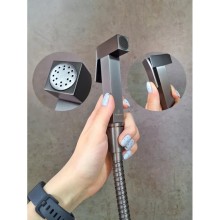 Гигиенический душ AltroBagno Beni aggiuntivi AltroBagnoBM060121GrMt со смесителем, оружейная сталь