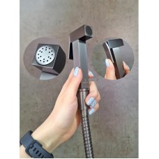 Гигиенический душ AltroBagno Beni aggiuntivi AltroBagnoBM060121GrMt со смесителем, оружейная сталь