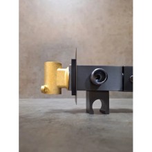 Гигиенический душ AltroBagno Beni aggiuntivi AltroBagnoBM060121GrMt со смесителем, оружейная сталь