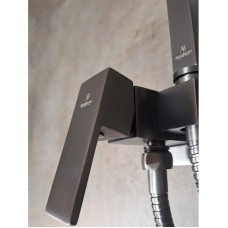 Гигиенический душ AltroBagno Beni aggiuntivi AltroBagnoBM060121GrMt со смесителем, оружейная сталь