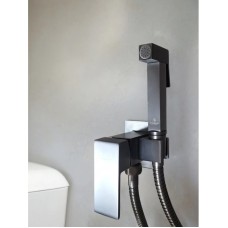 Гигиенический душ AltroBagno Beni aggiuntivi AltroBagnoBM060121GrMt со смесителем, оружейная сталь