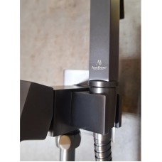 Гигиенический душ AltroBagno Beni aggiuntivi AltroBagnoBM060121GrMt со смесителем, оружейная сталь