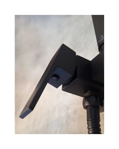 Гигиенический душ AltroBagno Beni aggiuntivi AltroBagnoBM060122NeOp со смесителем, черный матовый