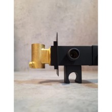 Гигиенический душ AltroBagno Beni aggiuntivi AltroBagnoBM060122NeOp со смесителем, черный матовый