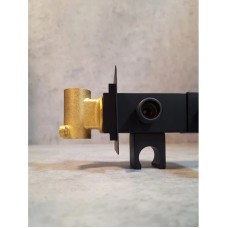 Гигиенический душ AltroBagno Beni aggiuntivi AltroBagnoBM060122NeOp со смесителем, черный матовый